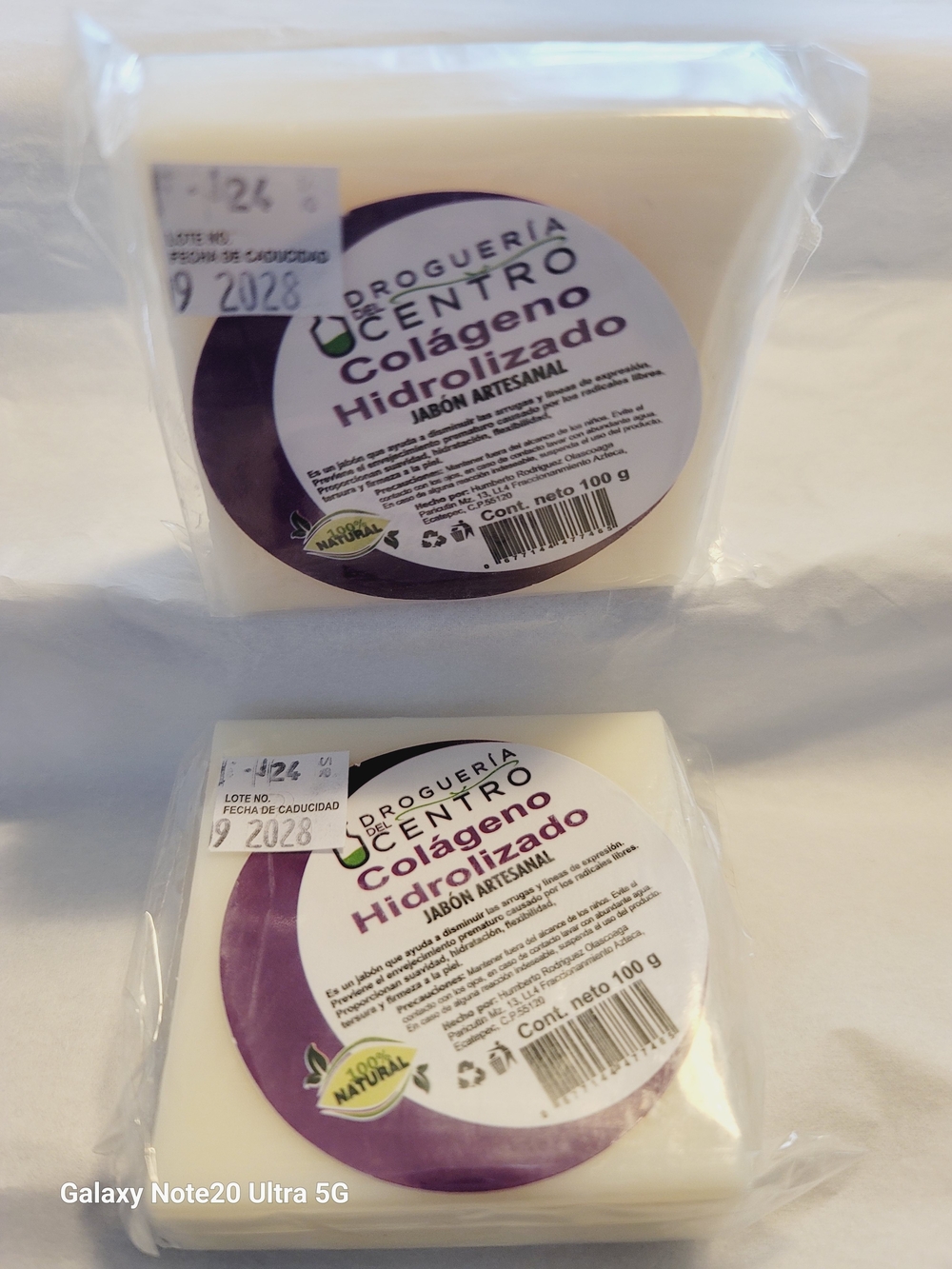 Colágeno Hidrolizado Jabón Artesanal - White